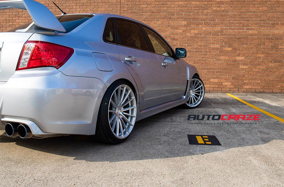 SUBARU WRX SF09 SILVER MACHINED